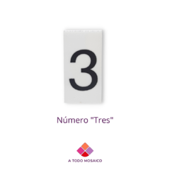 Número 3 "tres"