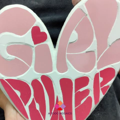 MOLDE Corazón Girl Power - comprar online