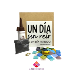 Combo Cuadrito + Azulejo Frase (a elección)