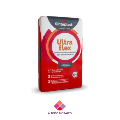 Pegamento impermeable Ultra flex 25kg Sinteplast