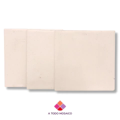 Bizcocho cerámico pasta blanca 15x15cm en internet