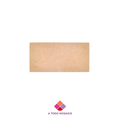 Fibrofácil rectangular pequeño 20x10cm 5MM - comprar online