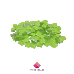 Vidrio Verde Lima (0,5x0,5cm) - comprar online