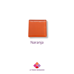 Tesela de vidrio naranja - comprar online