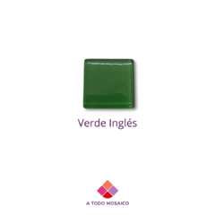 tesela de vidrio verde ingles - comprar online