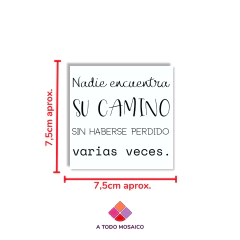 Frase CORTADA Nadie encuentra su camino... en internet