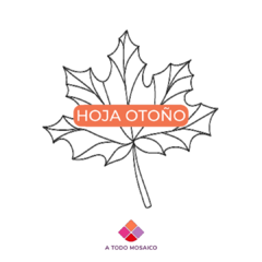 MOLDE Hoja Otoño