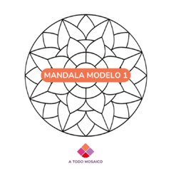 MOLDE Mandala Imprimible MODELO 1