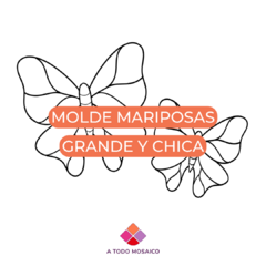 MOLDES mariposas grande y chica MODELO 1 - comprar online