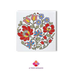Mayólica Floral México (Fondo Blanco) - comprar online