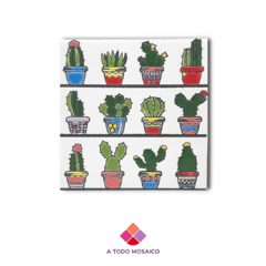 Mayólica Cactus Macetas