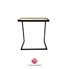 Mesa de arrime de hierro Color Negro