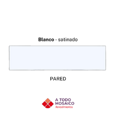 Cerámica ICELAND BLANCO SATINADO 7,7x30,5cm - comprar online