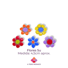 Teselas Flores 5u