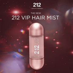 Perfume Para Cabelo 212 VIP Rosé Carolina Herrera Hair Mist - comprar online