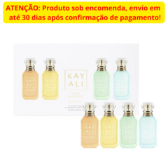 (SOB ENCOMENDA) Kit de 4 Miniaturas Vacay in a Bottle Kayali Miniature Set