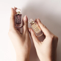 (SOB ENCOMENDA) Kit de 2 Miniaturas Perfume Vanilla Mini Duo Kayali na internet