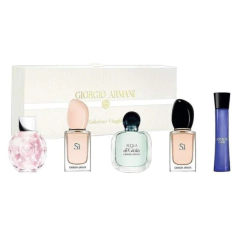 Kit 5 Miniaturas Giorgio Armani Collezione Viaggio