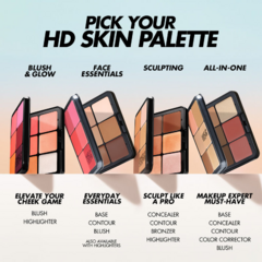 (SOB ENCOMENDA) HD Skin Blush & Glow Palette Make Up For Ever na internet