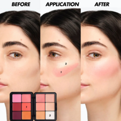 (SOB ENCOMENDA) HD Skin Blush & Glow Palette Make Up For Ever - loja online