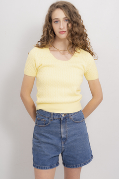 REMERA DE HILO LISA