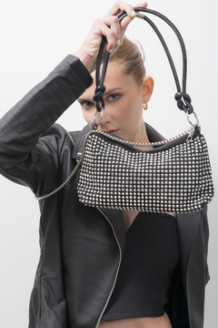 CARTERA CON BRILLOS MANGO en internet