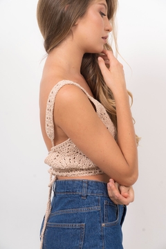 TOP TEJIDO ORANGE - I AM | Indumentaria
