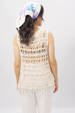 CHALECO TEJIDO MAR - I AM | Indumentaria
