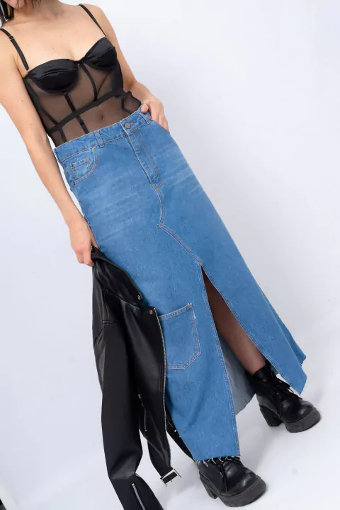 POLLERA DENIM DALLAS