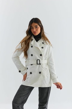 TRENCH GABARDINA 3/4 CARMEN - comprar online