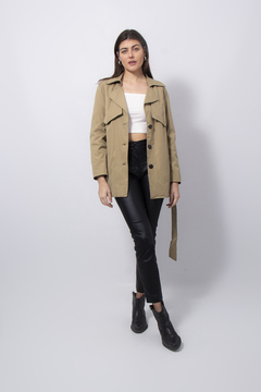TRENCH GABARDINA 3/4 ANANA - I AM | Indumentaria