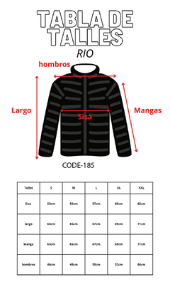 CAMPERA REVERSIBLE RIO - tienda online