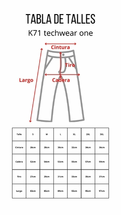 JOGGER CARGO TECHWEAR TWO - tienda online