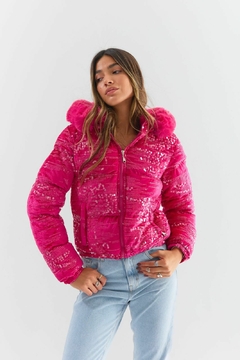 CAMPERA PUFFER PINK en internet