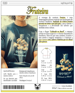 Imagem do FRUTEIRA Camiseta Oversized Preta