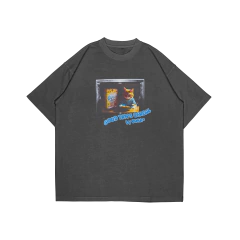 GOOD TRIPS CEREAL Camiseta Oversized Cinza - comprar online