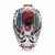 Casco MX LS2 437 FAST BEAST Black White en internet
