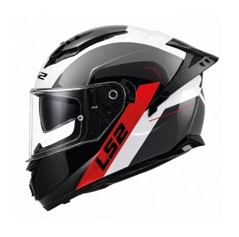 Casco LS2 806 FUSION PHINX Pearl Blanco / Gris / Brillo