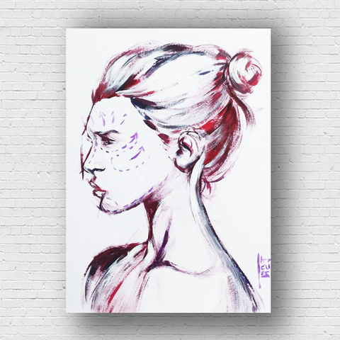 Quadro pôster anatomia; Estética facial 3: cirurgia plástica na internet