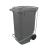 Carrinho Coletor de Lixo 240 Litros Com Pedal Rodas 200mm