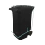 Carrinho Coletor de Lixo 240 Litros Com Pedal Rodas 200mm