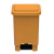 Lixeira 50 litros com pedal super resistente da tna plast