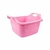 Kit Banheira 36l e Troninho - Rosa - comprar online