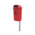 Lixeira Papeleira 50 L Com Poste