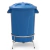 Cesto de Lixo 100 Litros Com Tampa e Pedal da tna plast coleta seletiva