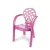 Kit 4 Cadeira Infantil de Plástico - Rosa - comprar online