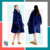 Maxi Buzo Liso Oversize Adulto Azul en internet