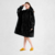 Maxi Buzo Liso Oversize Adulto Negro