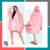 Maxi Buzo Liso Oversize Adulto Rosa Suave - comprar online