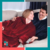 Maxi Buzo Liso Oversize Adulto Bordo - tienda online
